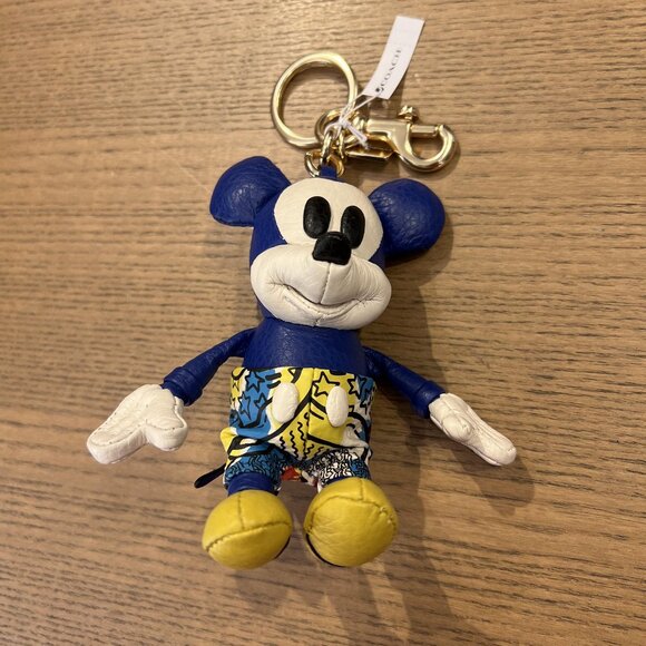 COACH X Disney Mickey Mouse X Keith Haring Collectible Bag Charm C7117 - Picture 1 of 6